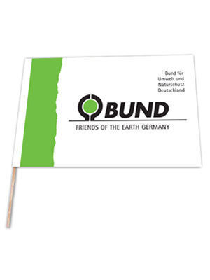 BUND-Fahne weiß 60x90 cm