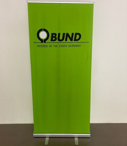 Roll up mit BUND Logo und Transporttasche